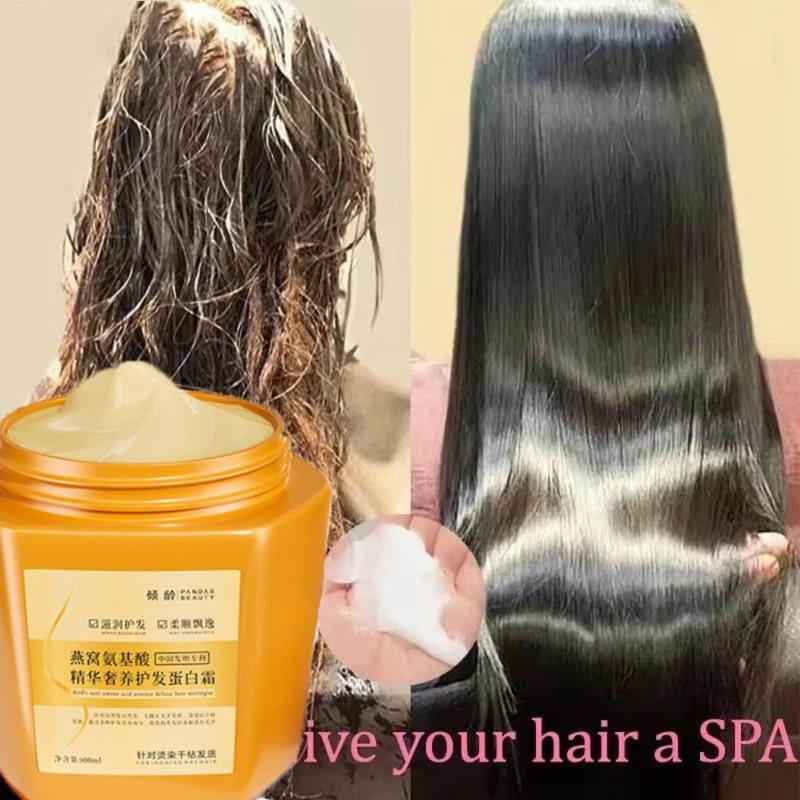New 500ml Hair Care Facial Mask Deeply Nourishes Improves Irritability Hair Repair Mask Damaged Care Large Capacity Hair Care Cream for Hair 1