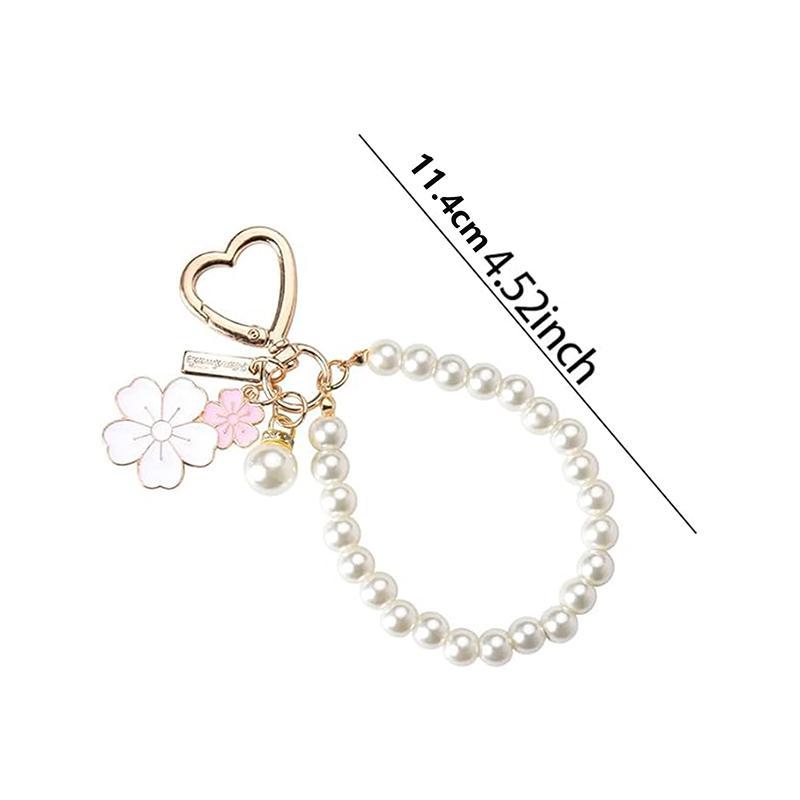 Product Introduction of Fashionable Flower Design Keychain, Cute Keychain for Women & Girls, Fashion Accessories for Daily Use, Trendy All-match & Exquisite Keychain for Birthday Gift 1