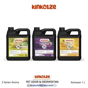 Kinkatze Pet Odor - Desinfektan Penghilang Bau Tidak Sedap Hewan Peliharaan 1 Liter