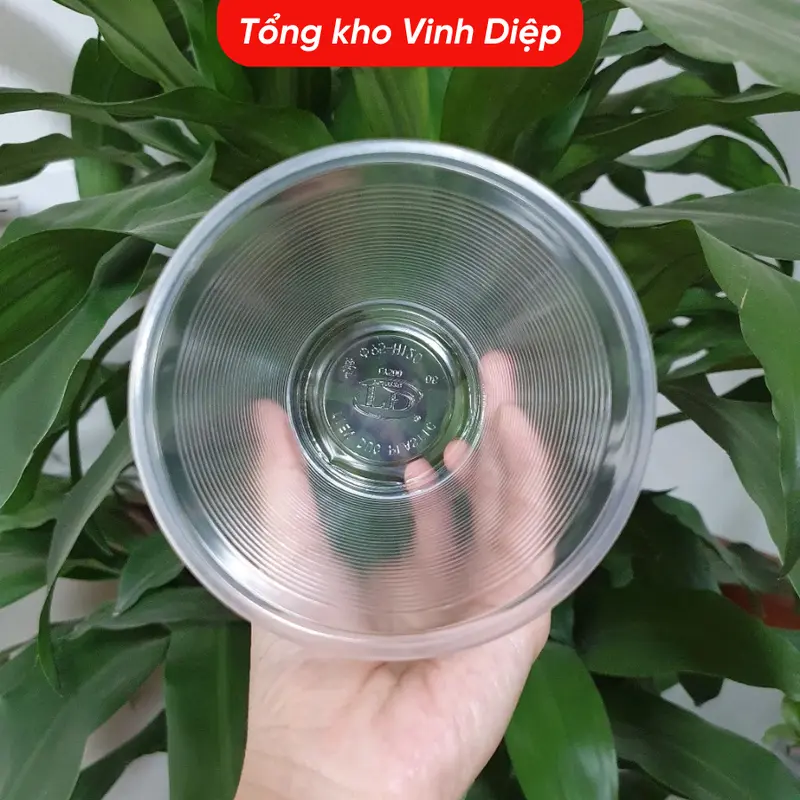 Cốc nhựa dùng 1 lần size 125ml, 220ml , 280ml, 300ml, 400ml, 500ml ( có nắp, ko nắp ) 2