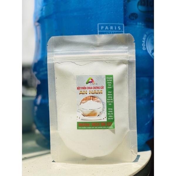  Gói 200gr Bột phèn chua chưng cất  Phèn phi  khửthâm khử mồ hôi "n 