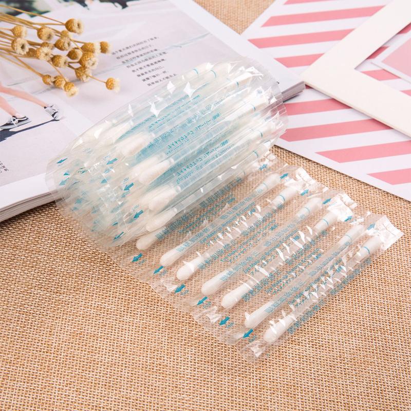 Cotton Swabs Makeup Remover Stick Face Eye Lip Make Up Details Cleansing Liquid Water Portable Travel Skin Care 30PC Correction Polish 1
