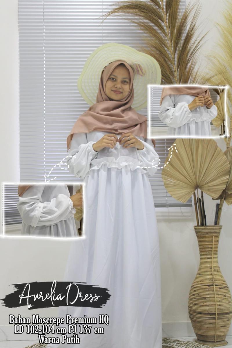 Product Introduction of Gamis dress Kondangan Wanita Muslim Mariska Maxi dress terbaru murah dan fashionable Karet Remaja 1