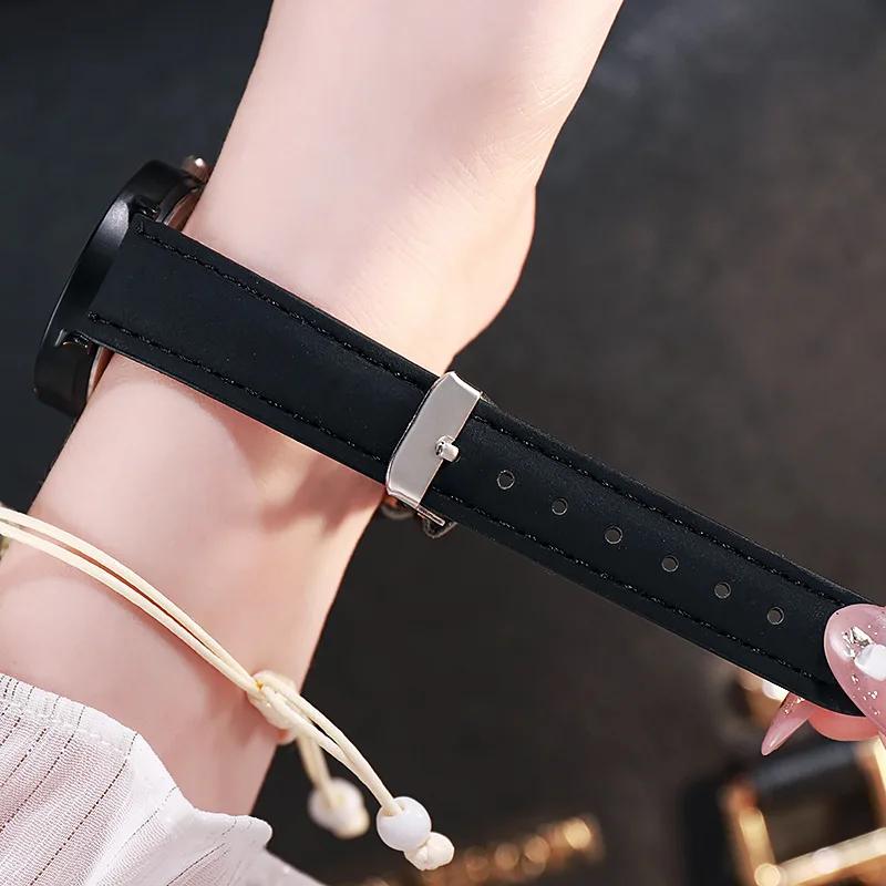 Product Introduction of Women Fashion Watch Quartz Wirstwatch Luminous PU Leather Band Watch Ladies Casual Gift Wrist Watches Clock Reloj Mujer 4