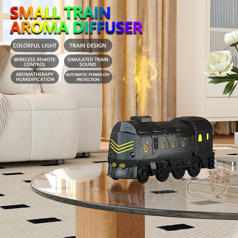 Product Introduction of Train Design Aromatherapy Machine, 300ML Ultrasonic Train Design Humidifier, Creative Essential Oil Diffuser, Desktop Decoration for Home Office 4