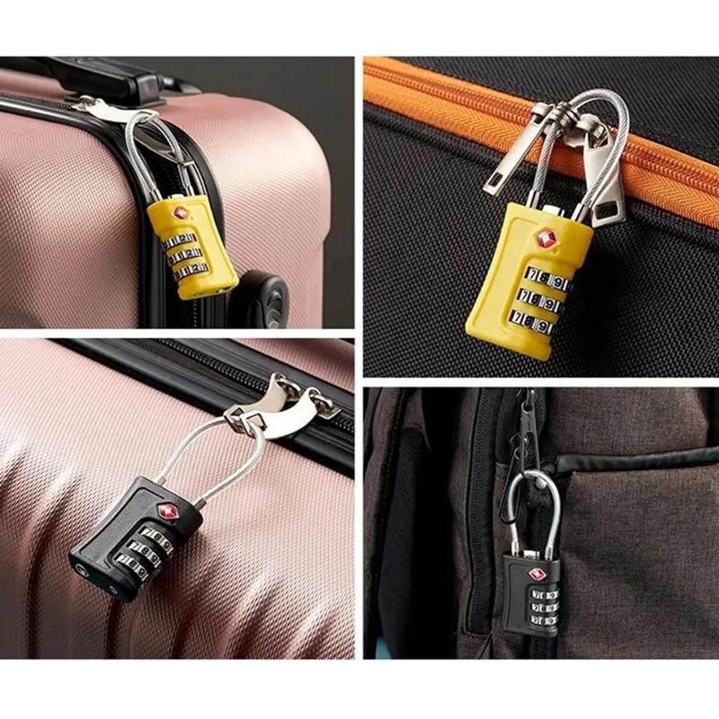 Product Introduction of Portable Password Lock, Changeable Password Lock, TSA Locks for Travel, Padlock for Cabinet, Locker, Gym, School, Suitcases, Baggage, Small Cabinets 6