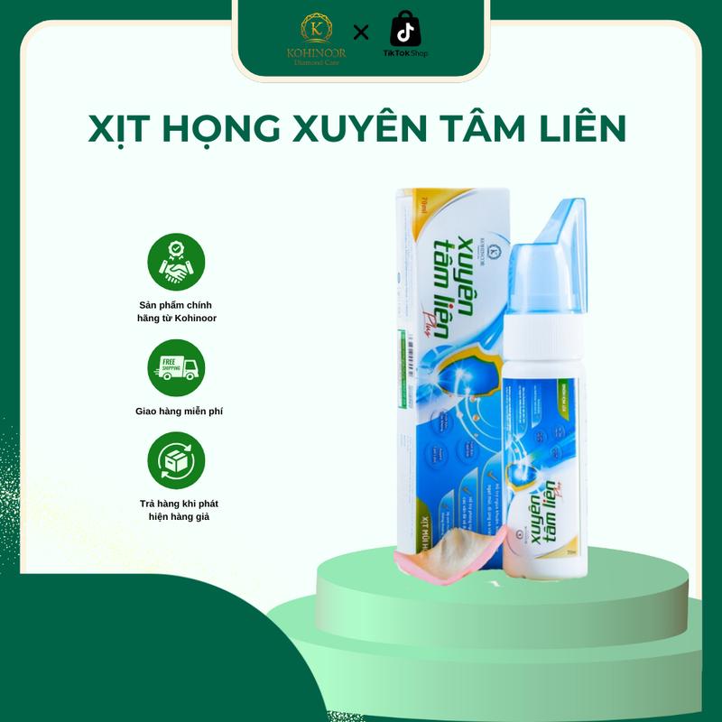 [CHÍNH HÃNG] Xịt mũi họng XUYÊN TÂM LIÊN PLUS 0