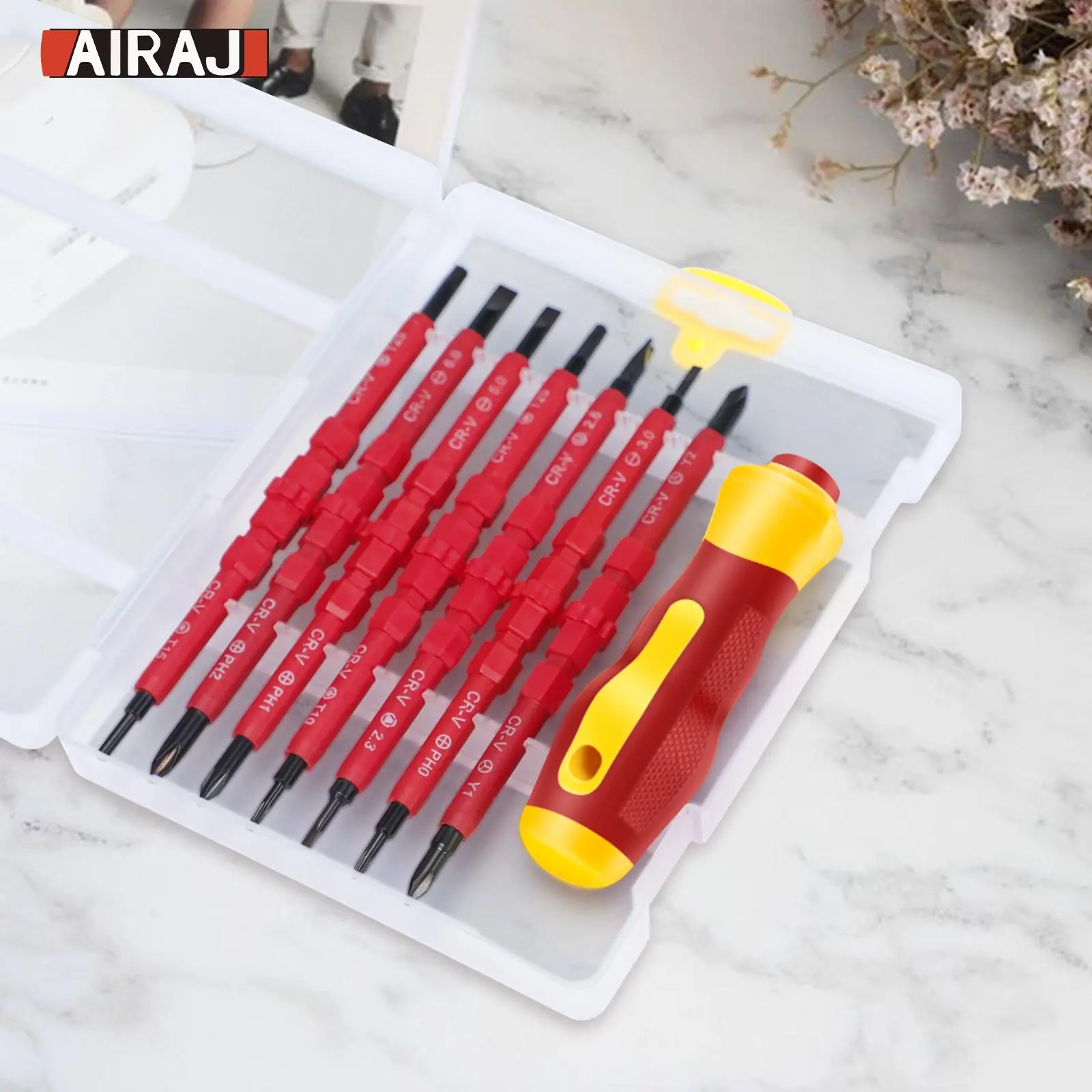 15 in 1 Insulated Screwdriver Set, Multipurpose Professional Hand Tool Set, Durable and Versatile Screwdriver for Home and Office Use