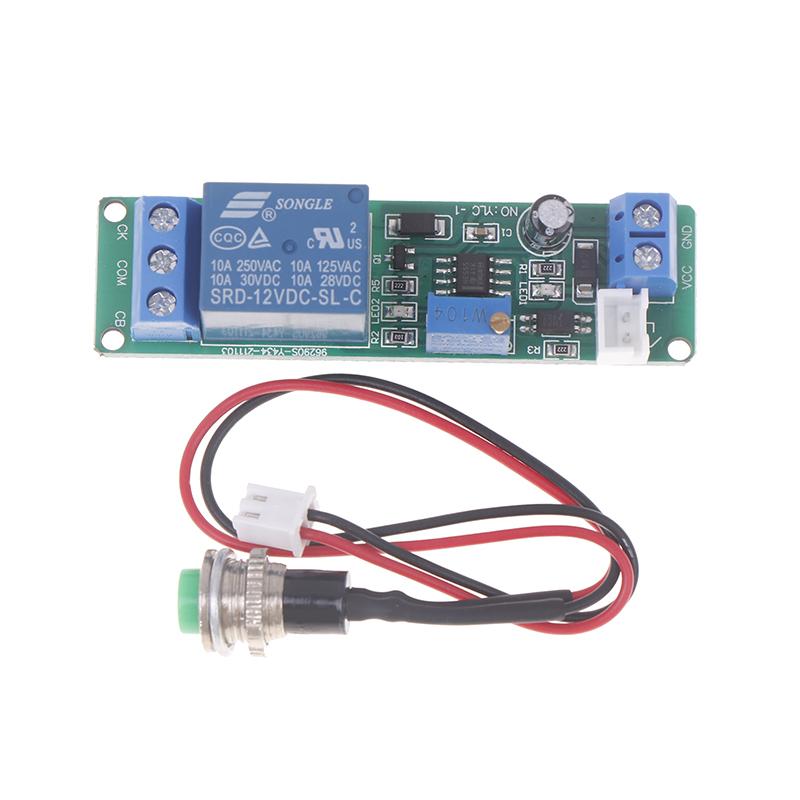 Product Introduction of DC 12V Adjustable Timer Delay Turn OFF Module Timing Relay Time Switch 1~10sec Delay Off Switch Module 16