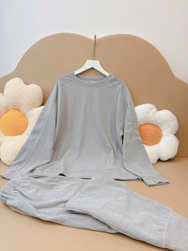 Bộ Nỉ Tăm Nữ Dài Tay Quần Dài - Mã B51