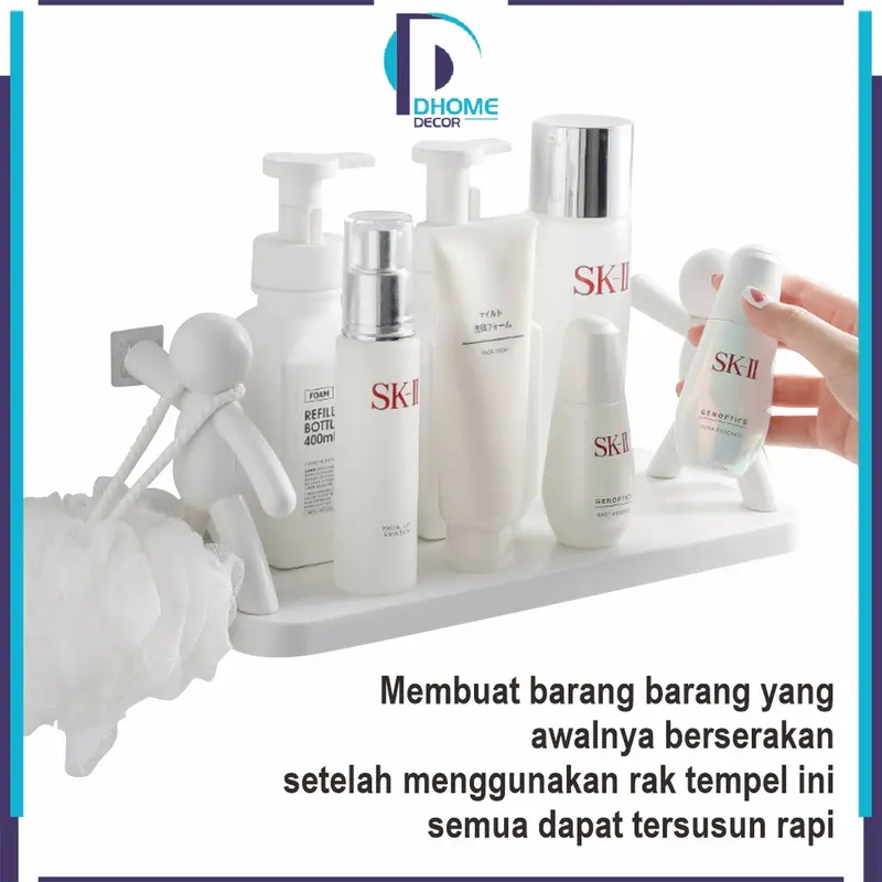 [COD] DH C440 Rak Tempel Susun Minimalis Hiasan Dinding Dapur Ambalan Gantung Multifungsi Dapat disesuaikan 1