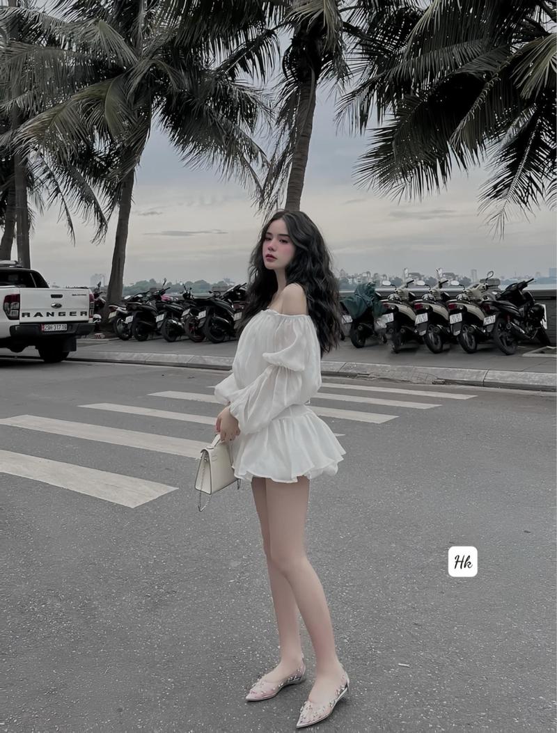 Product Introduction of SÉT TRỄ VAI TAY BỒNG  SANG CHẢNH Top Women Nữ Áo 6