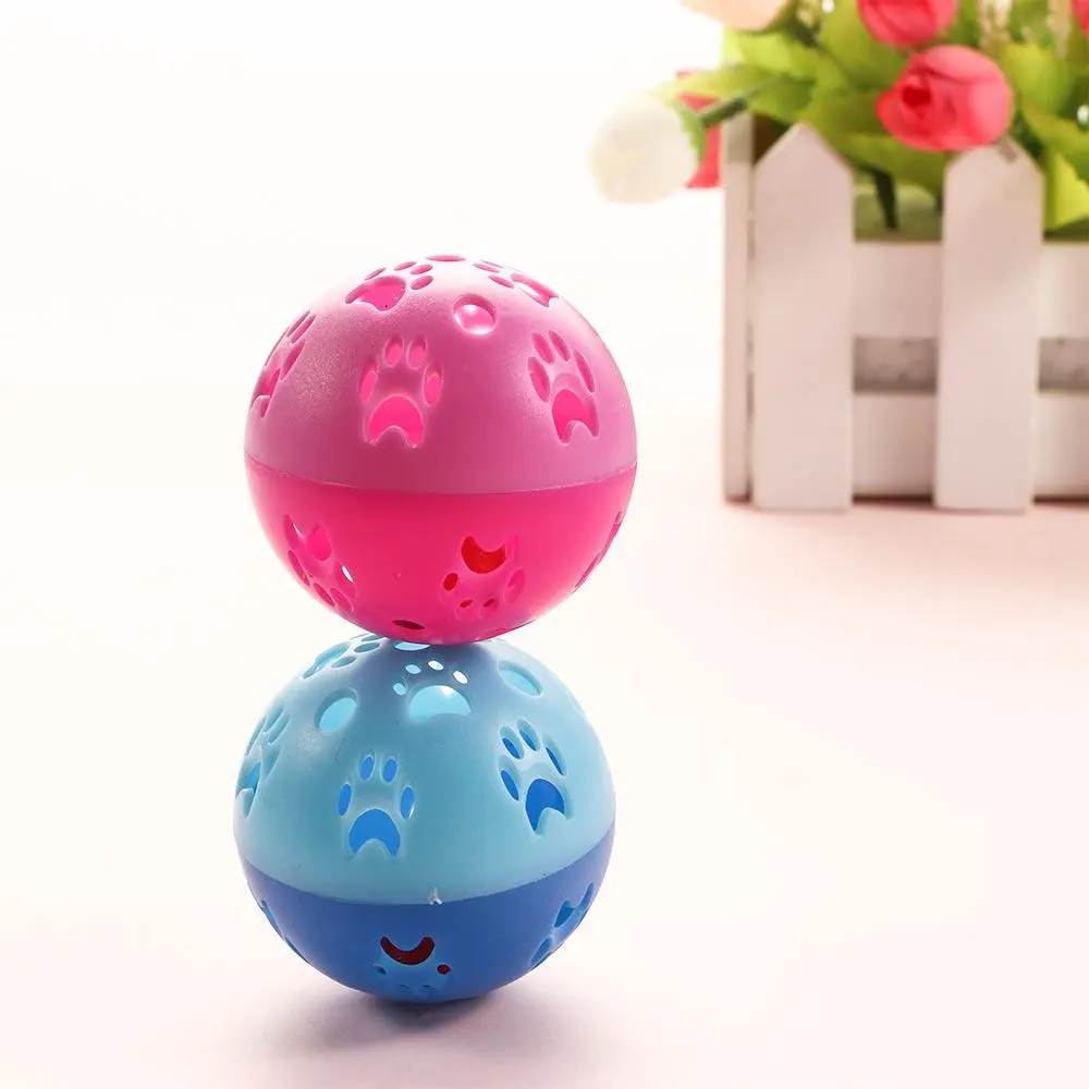 Self-excited Puppy With Small Bell Training Cat Toy Interactive Ball Pet Supplies Rubber Ball