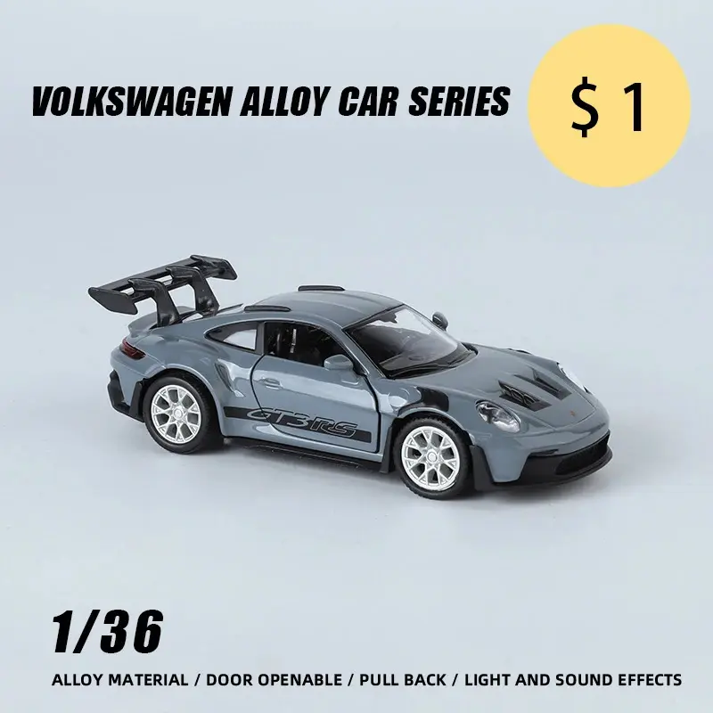 Xe Thể Thao Porsche 911 GT3 RS, Tỷ Lệ 1: 36, Chất Liệu Kim Loại, Siêu Xe, Nhanh Furious, Mô Hình Xe Hơi One Piece, Thích Hợp Cho Bé Trai, Quà Tặng Mô Hình Ô Tô Đúc Khuôn, Bánh Xe Nóng, Có Thể Kéo