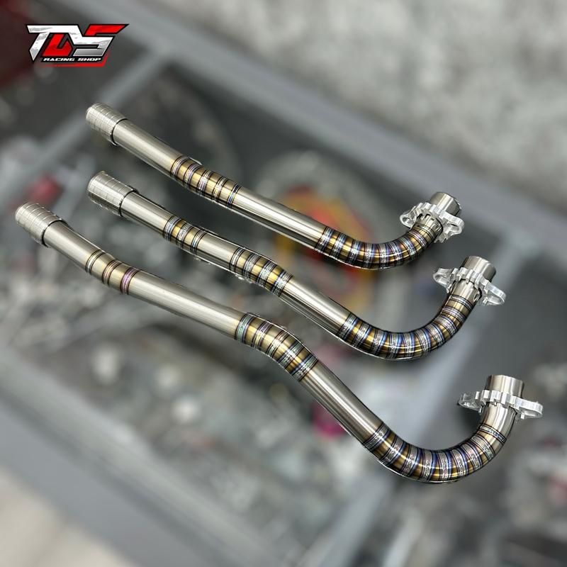 Cổ titan phôi trắng tự lên màu wave dream future kèm khâu chống xì inox và bát nhôm cnc Phụ Kiện Phụ Tùng