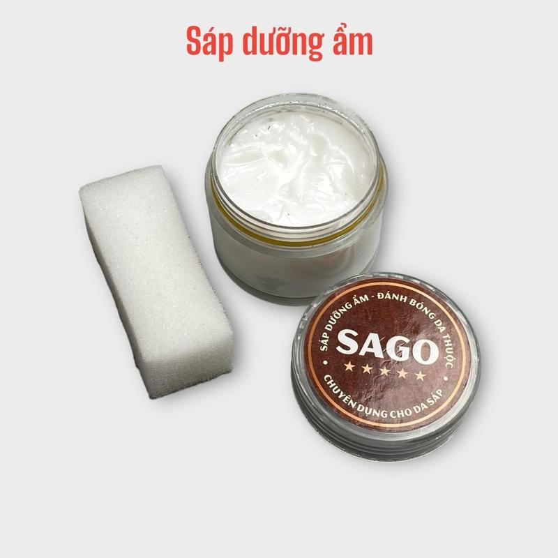 Sáp đánh bề mặt cho da bò sáp da bò mộc - thương hiệu ví da SAGO - Cosmetic