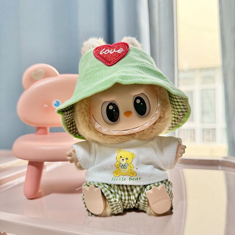 [clothes only ] Labubu doll clothes 17cm macaron Labubu Time to chill doll clothes for labubu doll accessories 7