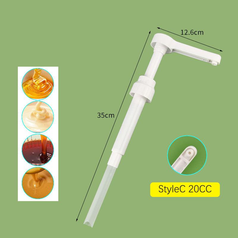 Product Introduction of Syrup Pumps Dispenser Replacement Sauce Pressure Nozzle Bottle Pump Containers for Coffee Kitchen Seasoning Liquid 46