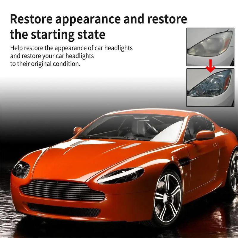 Product Introduction of Car Headlight Repair Paste Scratch Cleaning Increases Car Polishing Headlight Brightness Cleaning Accessories Wax Renovatio H5L6 14