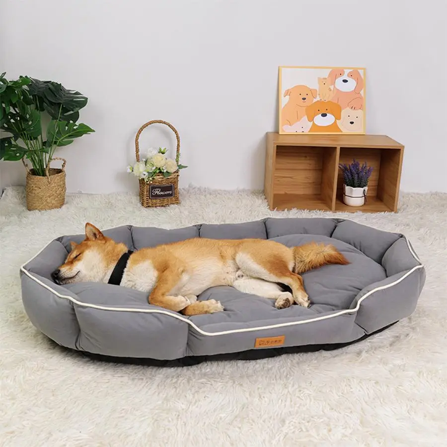 Soft Pet Bed, Comfortable Velvet Pet Bed for Dog & Cat, Gift for Pets, Summer Cozy Dog bed, Pet Supplies for Small Medium Dogs & Cats Indoor, Christmas Eve Box