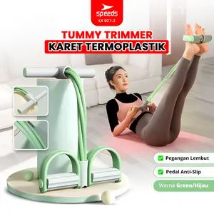 SPEEDS Alat Olahraga Tarik Karet Tummy Trimmer Fitness Portabel Gym LX 021-2