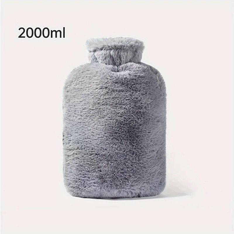 Product Introduction of 1pc 1000/2000ml Water Injection PVC Hot Water Bag, Simple and Fashionable Explosion-proof Flushing Warm Water Bag Bottles Cup 7