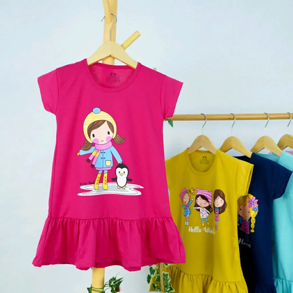 Dress anak perempuan 1th sd 8th baju anak bahan adem