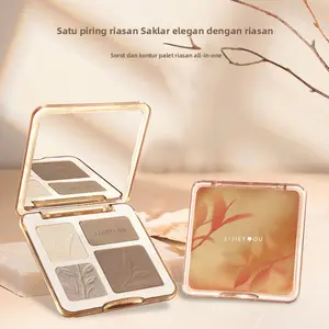 [BEST SELLER] LIJIEYOU    Contour Palette-Shading Powder cool tone untuk hidung dan aegyosal,mudah dipakai dan tahan lama