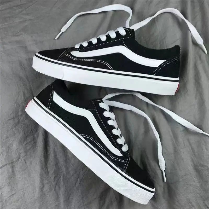 Kasut kanvas Baju rendah klasik untuk lelaki, kasut skate untuk pelajar, lelaki dan perempuan, kasut kasual untuk pasangan, fesyen Korea, musim bunga dan musim luruh