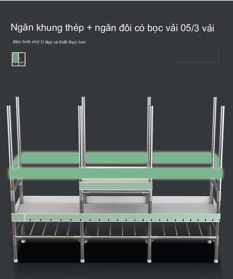 Product Introduction of Tủ Quần Áo Tủ Vải Khung Thép Chốt Thép 5 Buồng 10 Ngăn Cỡ Lớn 250Cm khung thép cỡ lớn treo quần áo gấp gọn thoải mái 21