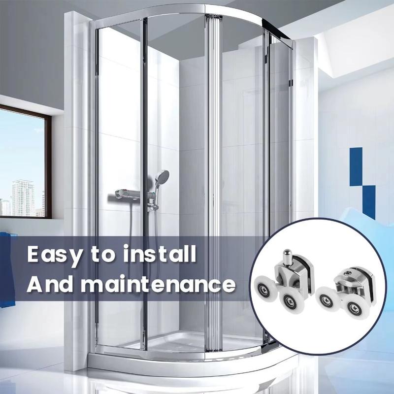 Có thể điều chỉnh Trên / Dưới Bánh xe cửa Hợp kim nhôm 23/25mm Con lăn cửa…