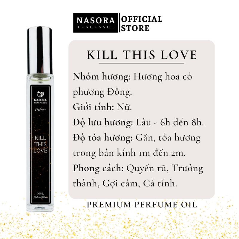 [COMBO NGỌT NGÀO] Tinh Dầu Nước Hoa Nữ Nasora Premium Hương Thơm Ngọt Ngào, Nữ Tính, Gợi Cảm, Dạng Xịt 10ml Xịt Thơm Cosmetic 1