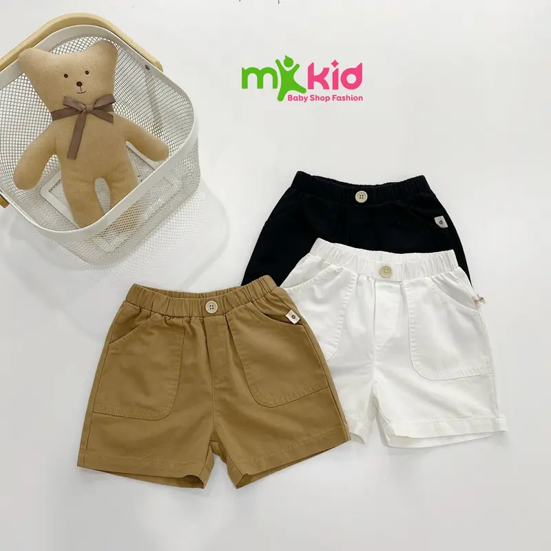 Quần Short Cho Bé Trai  8-24kg, Chất Kaki mềm mịn mát 0