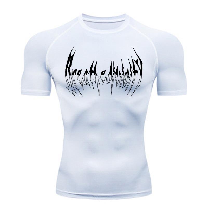 Product Introduction of Quần Áo Nhanh Khô, Áo Thun Thể Thao, Quần Áo Chạy Bộ, Dành Cho Nam Giới, Tập Gym, Thoáng Khí, Wicking, Quần Bó Co Giãn, Hàng Mới Về 13