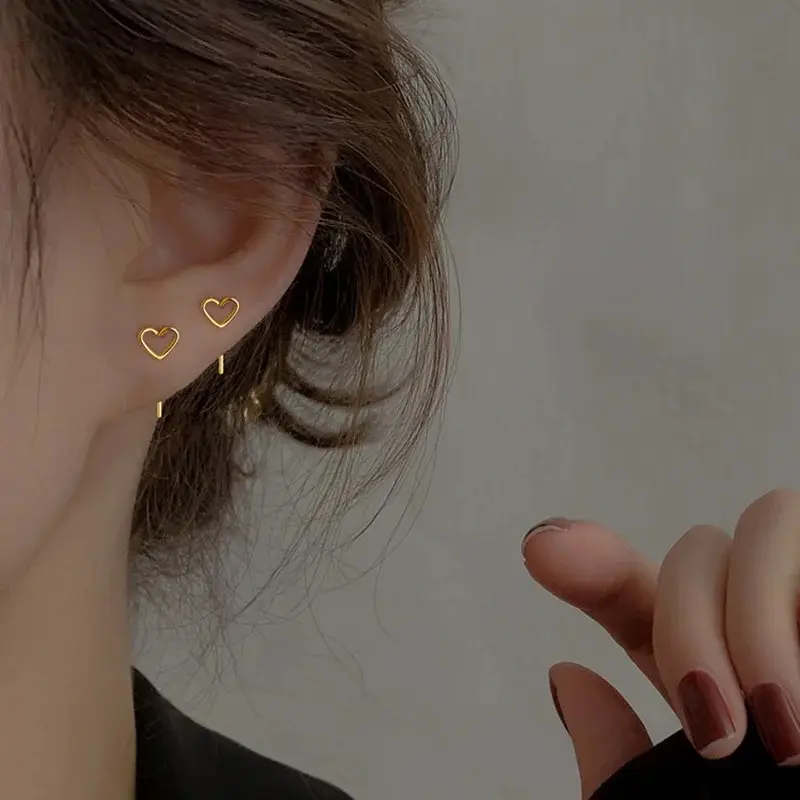 Anting titanium mini ootd lucu wanita 1