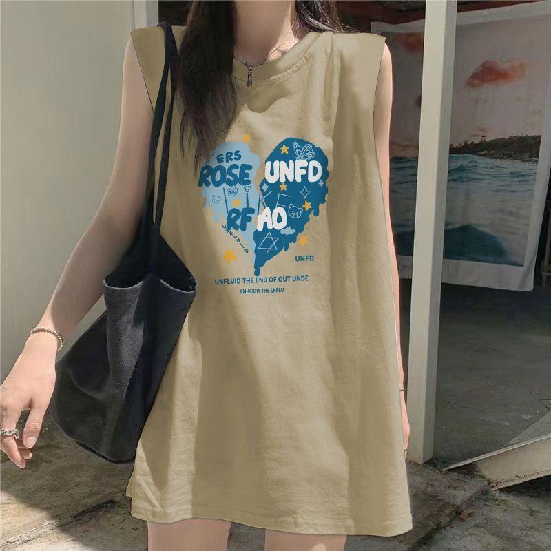 Product Introduction of Áo Thun Không Tay Phong Cách Mỹ Áo Vest Dài Trung Bình Dáng Rộng Rãi Cho Nữ, Áo Ghi Lê Nữ, Quần Áo Thời Trang Mùa Hè Phong Cách Độc Đáo Xu Hướng, Bộ Sưu Tập 2024 11