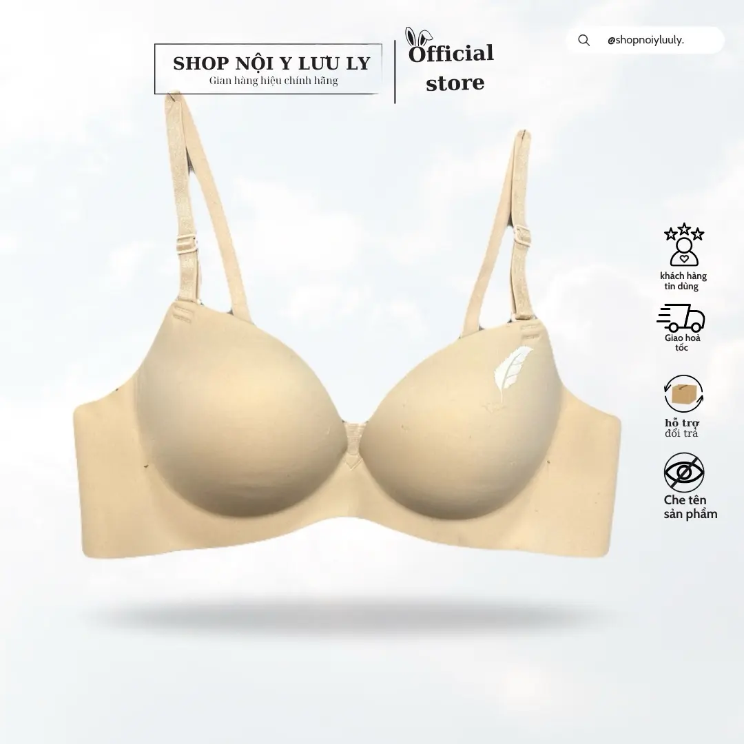 ÁO LÓT SU NON THƯƠNG HIỆU CXG CHÍNH HÃNG - ĐỆM MÚT BÀN TAY NÂNG ĐỠ ĐỀU ĐẶN(combo không chọn màu giùm shop nhé) Bra Đen Thun Orange Che 3/4   cup Kem