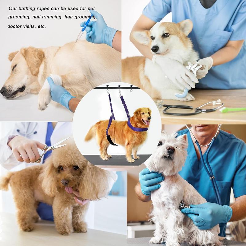 TikTok Shop Dog Grooming Belly Straps Dog Grooming Loops Extension Pet Dog Grooming Loops Nylon Restraint Noose Dog Grooming