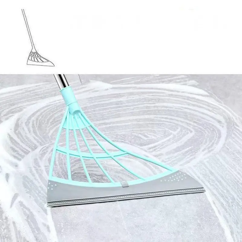 Chổi Quét Nhà Chổi, Gạt Nước Silicon Vệ Sinh Nhà Cửa Tiện Lợi 5