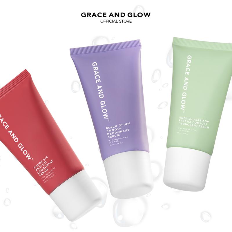 [Flash sale] Lăn khử mùi Grace and Glow Smooth Deodorant Serum với Niacinamide và AHA