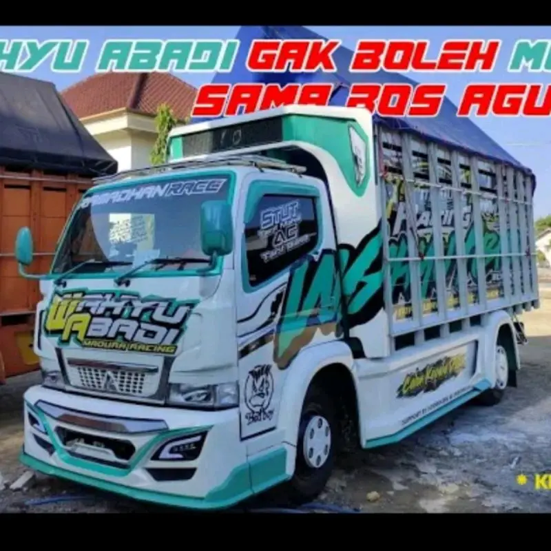 stiker miniatur truk oleng /wahyu abadi 02 Car 1