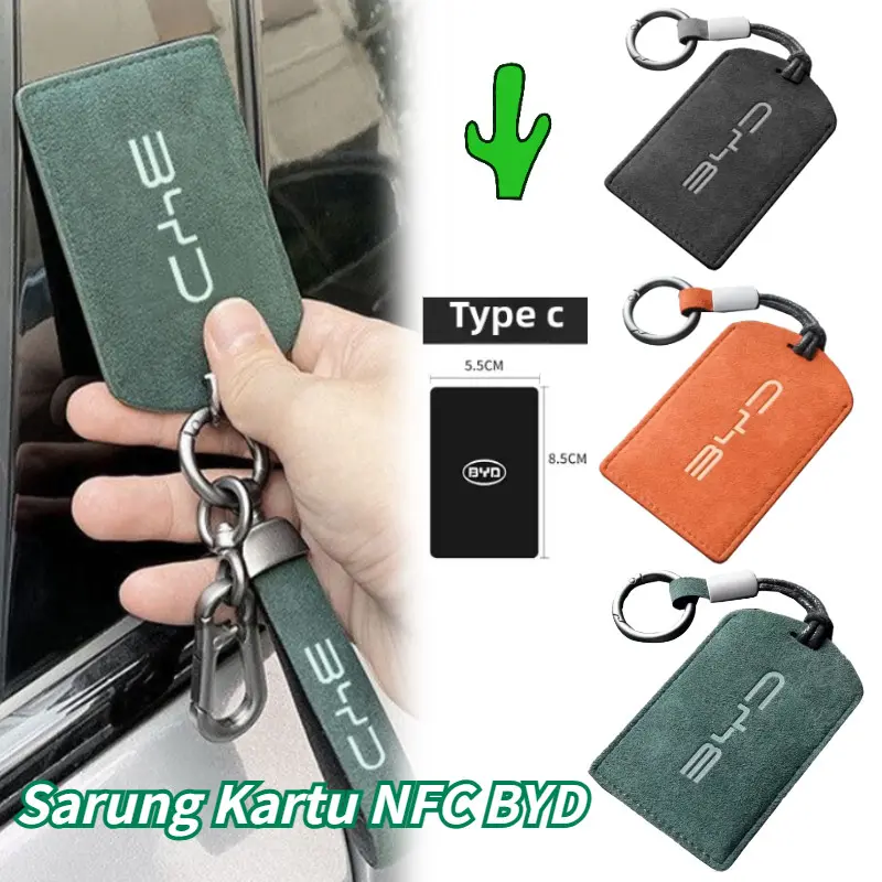 Cover Kartu Kunci NFC BYD-Sarung Kartu Mobil-BYD Car NFC Card Case
