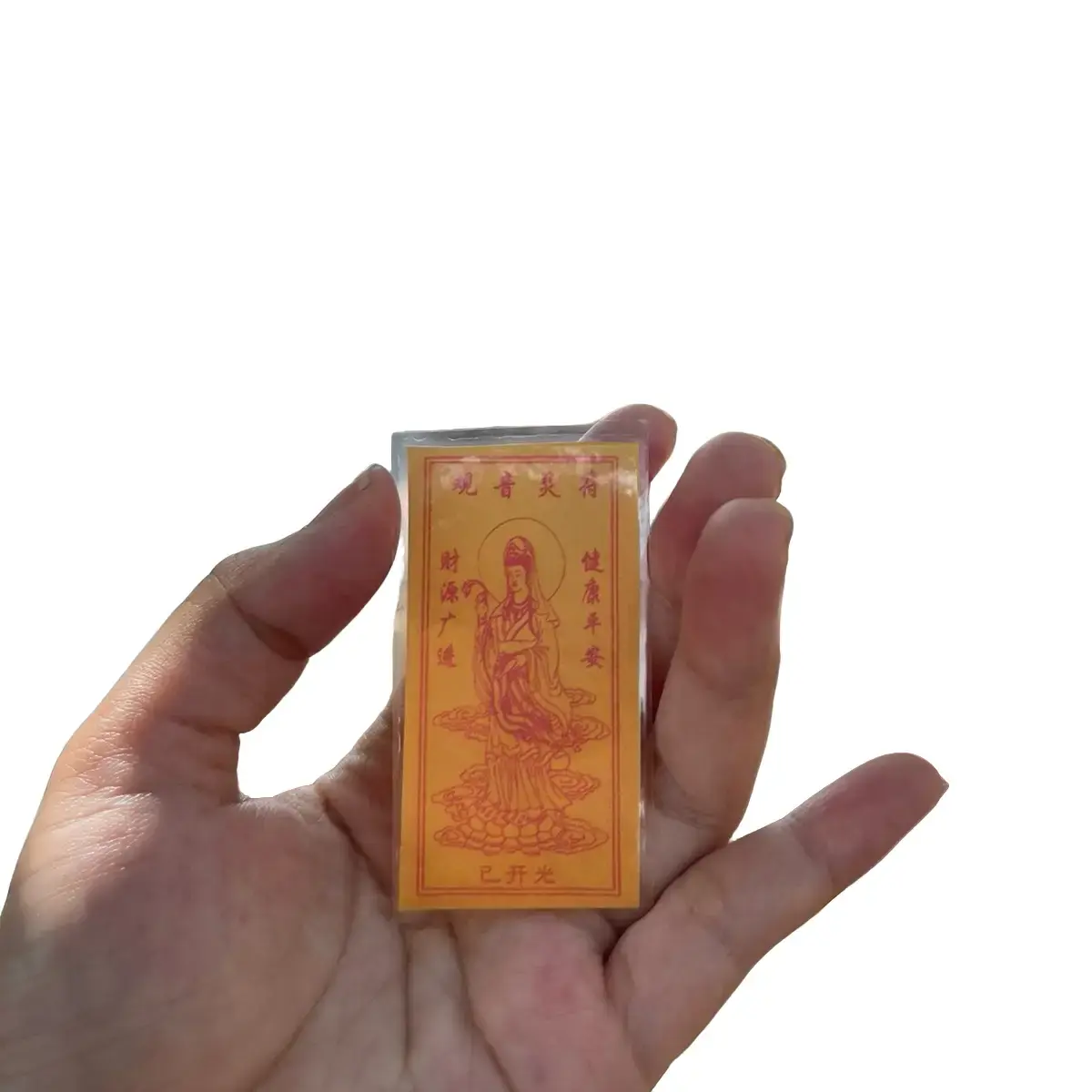 Kim Bài Mẹ Quan Âm Độ Mang cau binh an cho gia chủ Decor