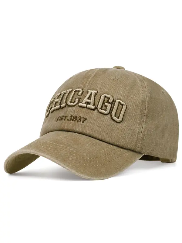 2024 Fashion Letter Graphic Embroidering Design Baseball Cap, Casual Sports Hats for Men and Women, Outdoor Sun Protection Headgear Trucker Hat 7