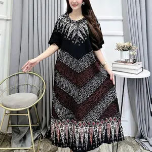 Daster cap motif busui bumil rayon premium Hamil Ibu Lengan pendek