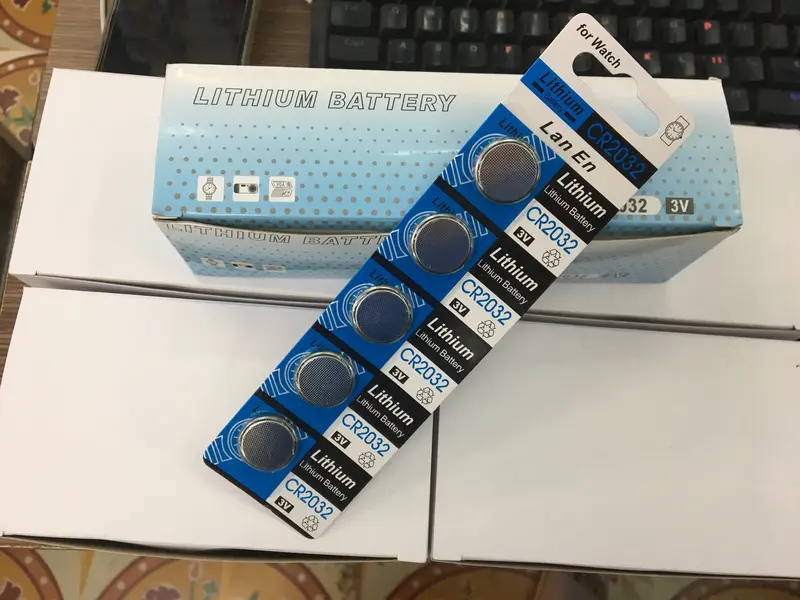 Pin Cmos CR2032 3V Lithium Vỉ 5 Viên - Pin Cúc Áo Cho Máy Tính PC, Laptop, Chìa Khóa, Đồ Chơi.... 3