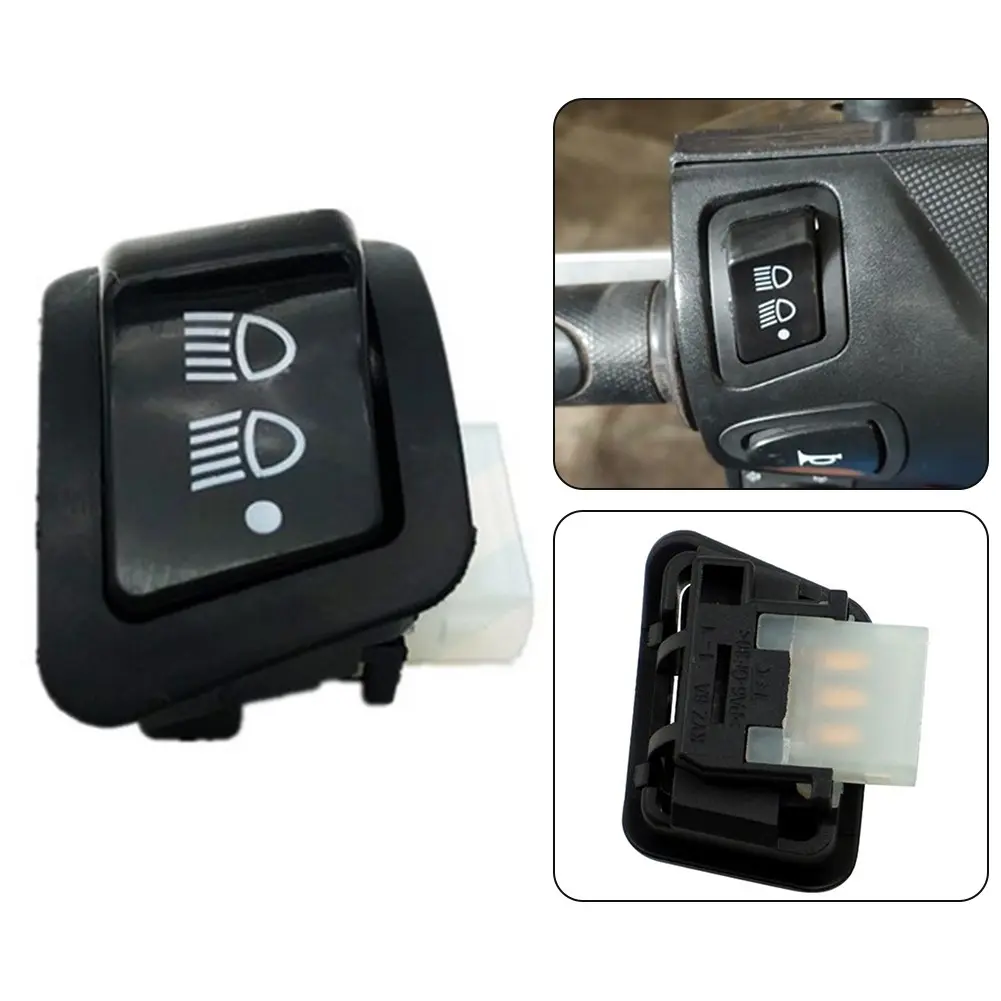 Công tắc điều chỉnh độ sáng ba tốc độ, công tắc đèn pha, cho xe máy, được sửa đổi, gần & đèn xa