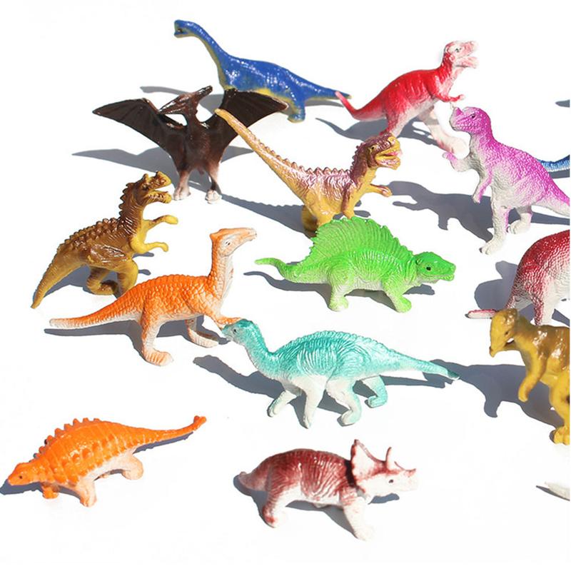 Product Introduction of 39pcs/lot Mini Dinosaur Model Children's Educational Toys Small Simulation Animal Figures kids Toys For Boy Gift 2