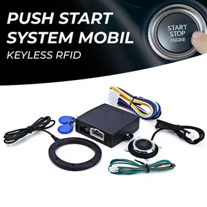 Push Start System Keamanan Mobil Canggih Keyless RFID XY-Q628X dengan Fitur Keyless Entry System dan Alarm Mobil