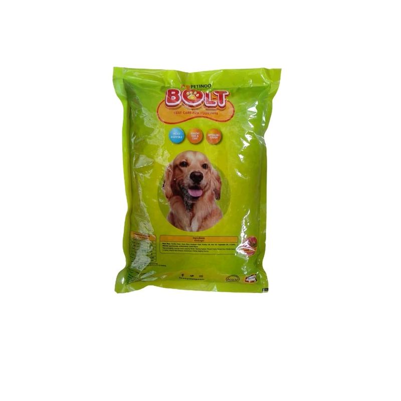 0Makanan anjing BOLT DOG beef chiken  FOOD REPACK 1KG 1 kg dog choize 1